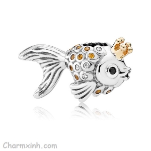 Charm xỏ ngang cá vàng Fairytale Fish Charm pandora XN524
